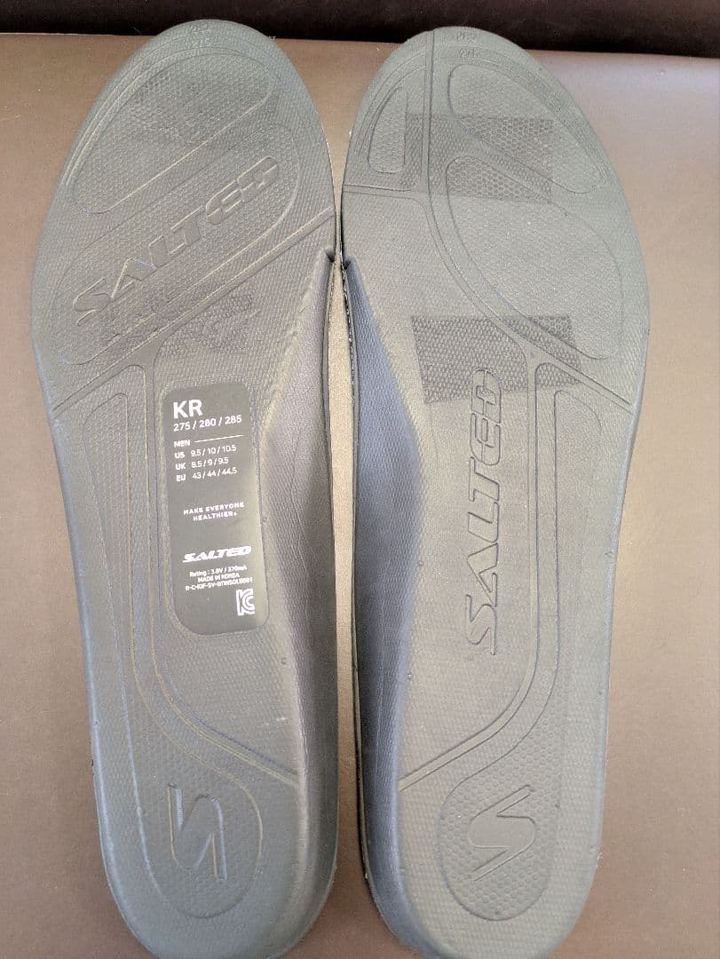インソール型足圧計　SALTED SMART INSOLE　ゴルフ　トレーニング