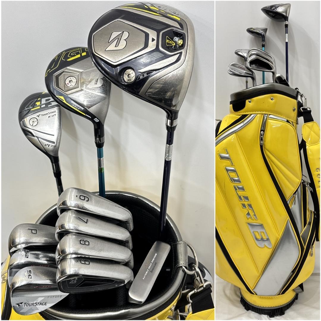 メンズ右利き初心者用　ブリヂストン　ゴルフクラブセット　W-2409