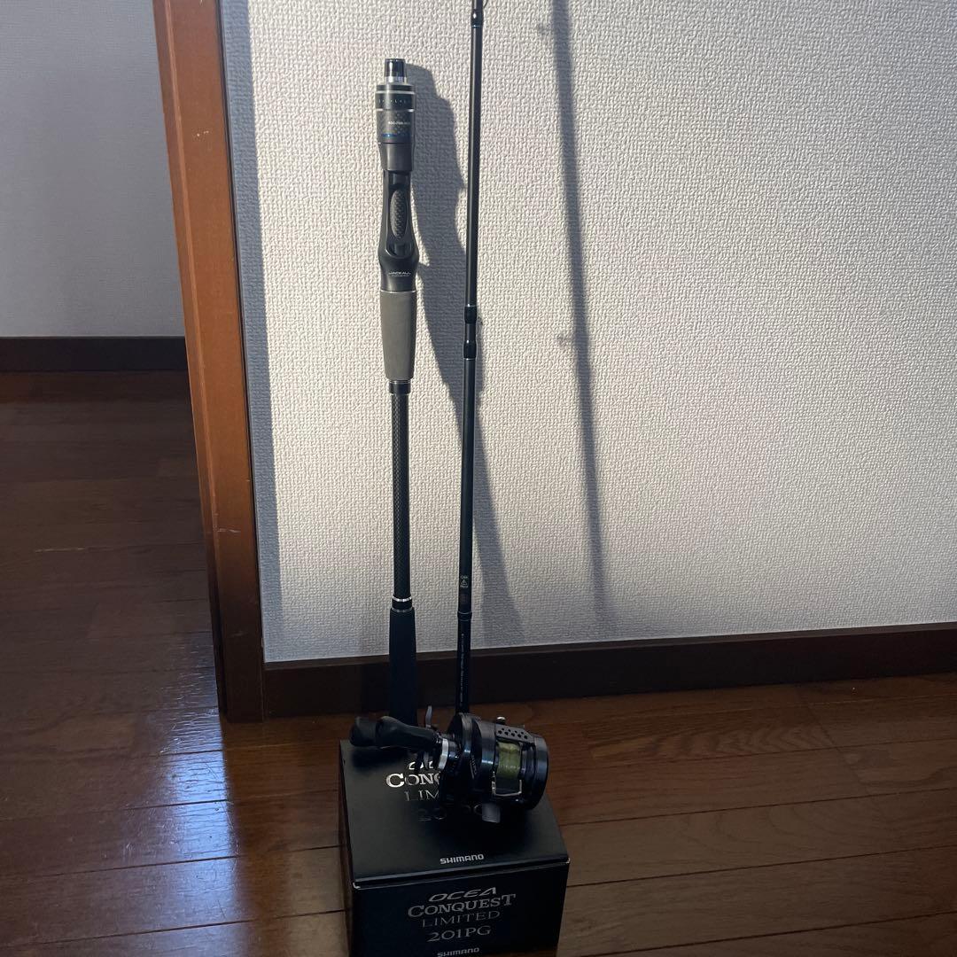 シマノ　オシアコンクエストリミテッド　201PG 他ロッド1