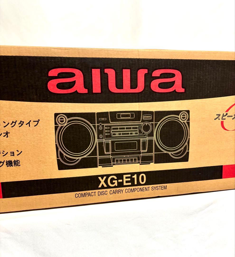 【開封済、未使用品】aiwa CDラジカセ XG-E10