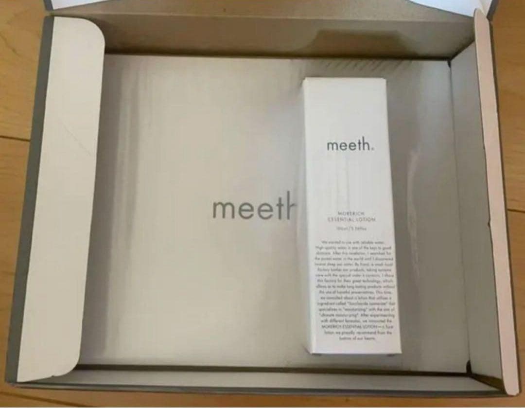 未開封　meeth モアリッチエッセンシャルローション800ml （1月）