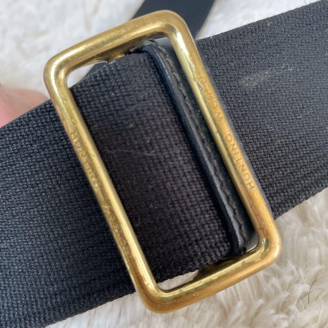 【希少】HUNTING WORLD デニム×レザー ショルダーバッグ 斜め掛け