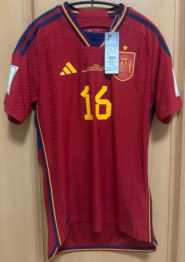 【正規品】ロドリ　スペイン代表　ユニホーム　オーセンティック