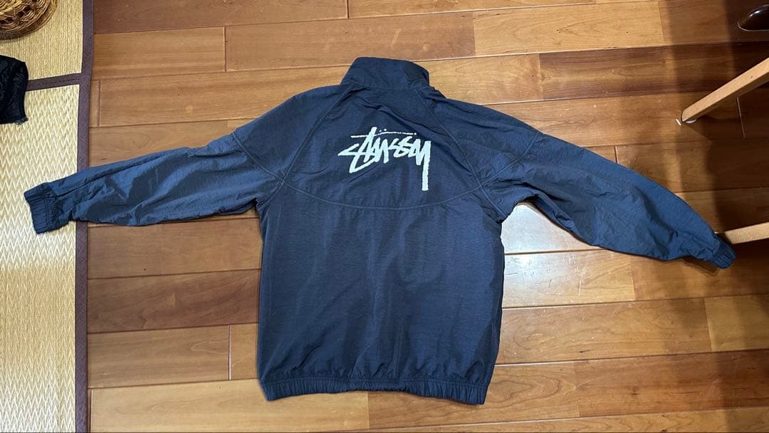Nike x Stussy ハーフジップジャケット S ダークグレー