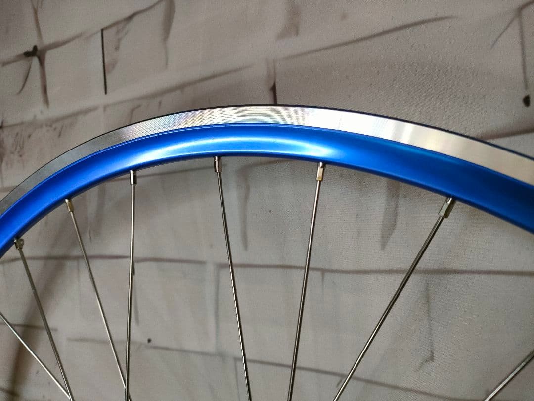 ピスト 競輪 700C ホイール 車輪 X-KEYMET(KINLIN) ブルー