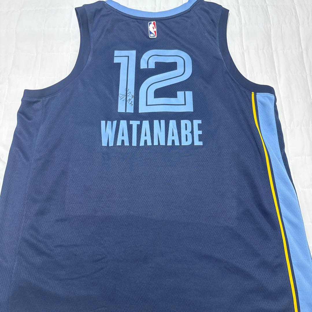 nba サイン入りユニフォーム渡邊雄太