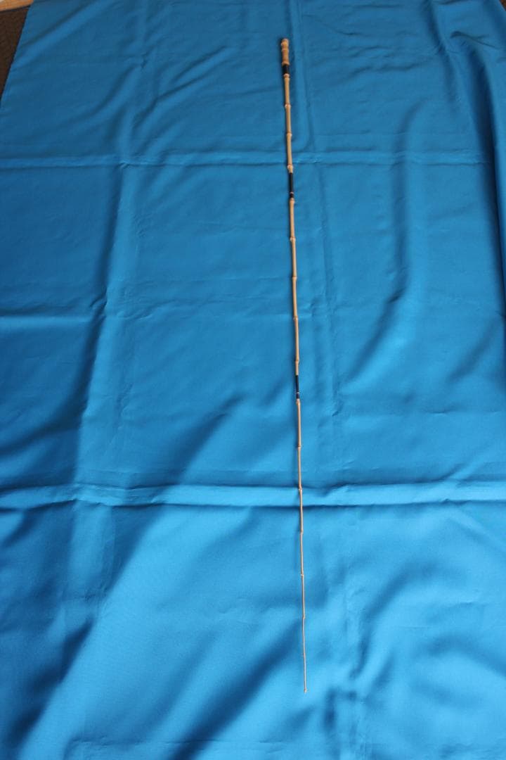 ＲNO82　和竿　3本繋ぎ布袋竹　タナゴ　小魚用竿　半製品　後は色塗りだけで完成