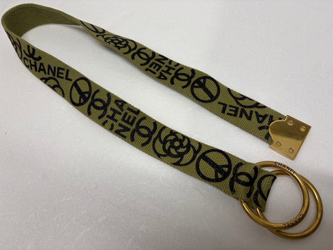 【レア美品】 CHANEL シャネル ベルト ヴィンテージ ゴールド金具