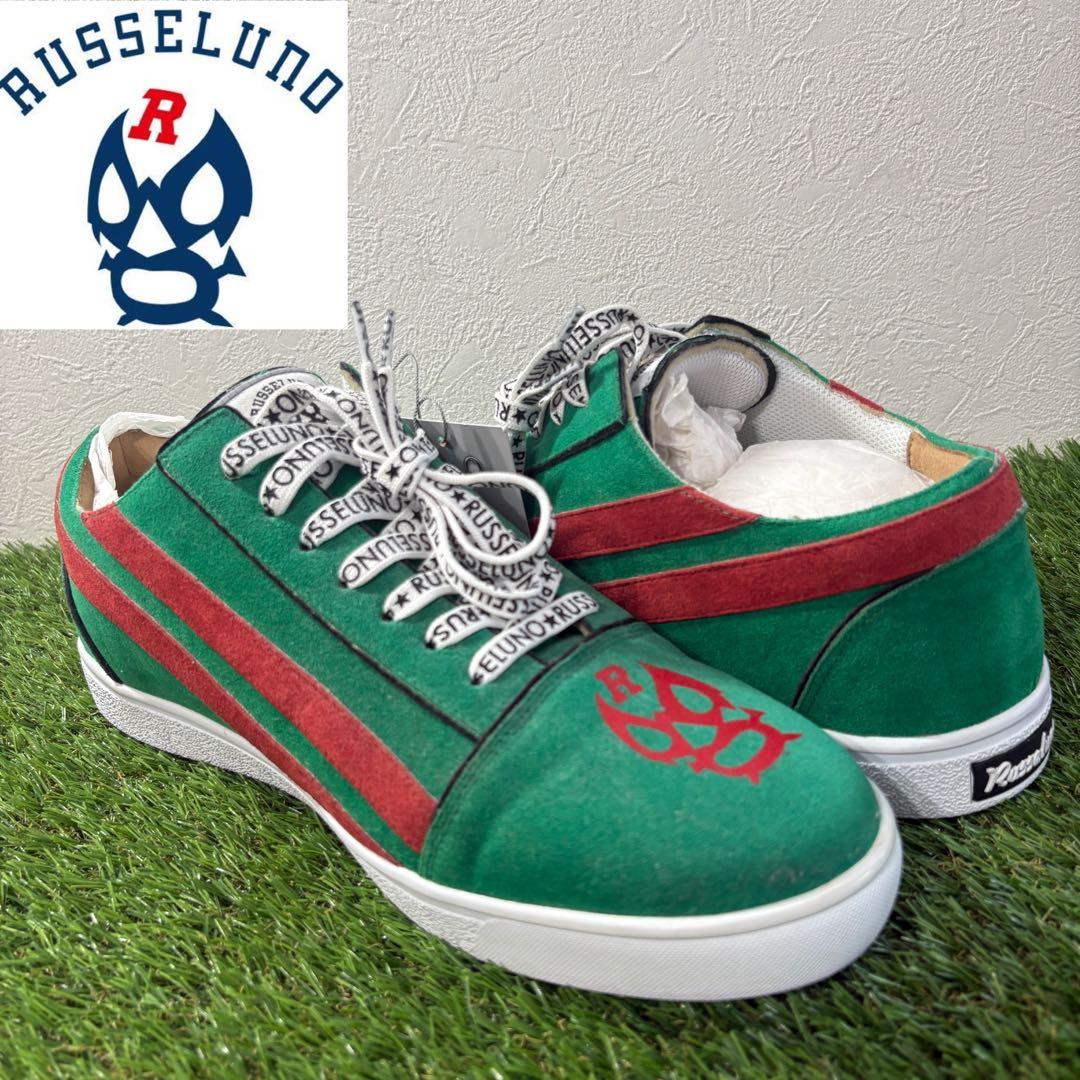 【RUSSELUNO】新品スウェード　スパイクレスゴルフシューズ　メンズ27㎝