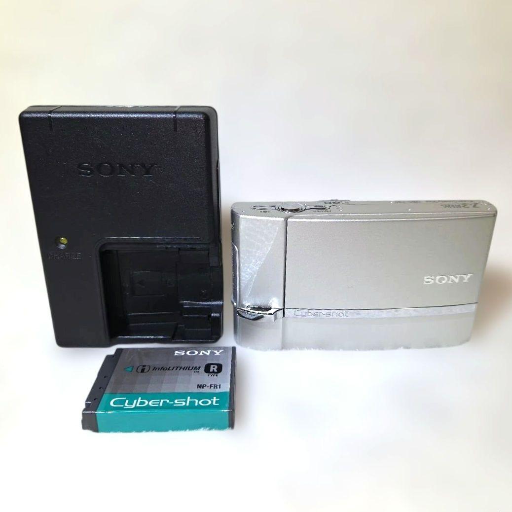 ソニー SONY Cyber-shot DSC-T30 デジカメ シルバー