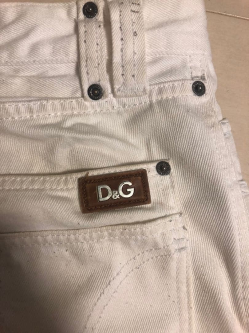 【たくあん】ドルガバ☆DOLCE＆GABBANA ホワイトデニムジーンズ