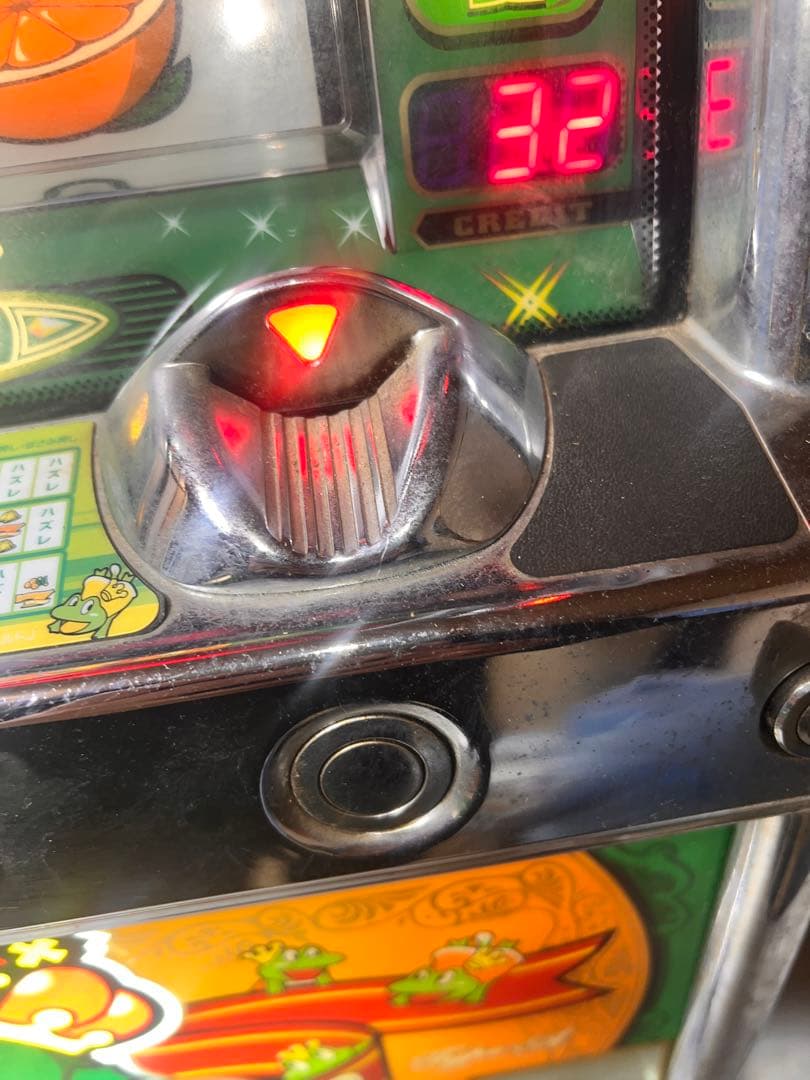 動作良好 パチスロ実機 山佐 キングパルサーエース 機 レトロスロット