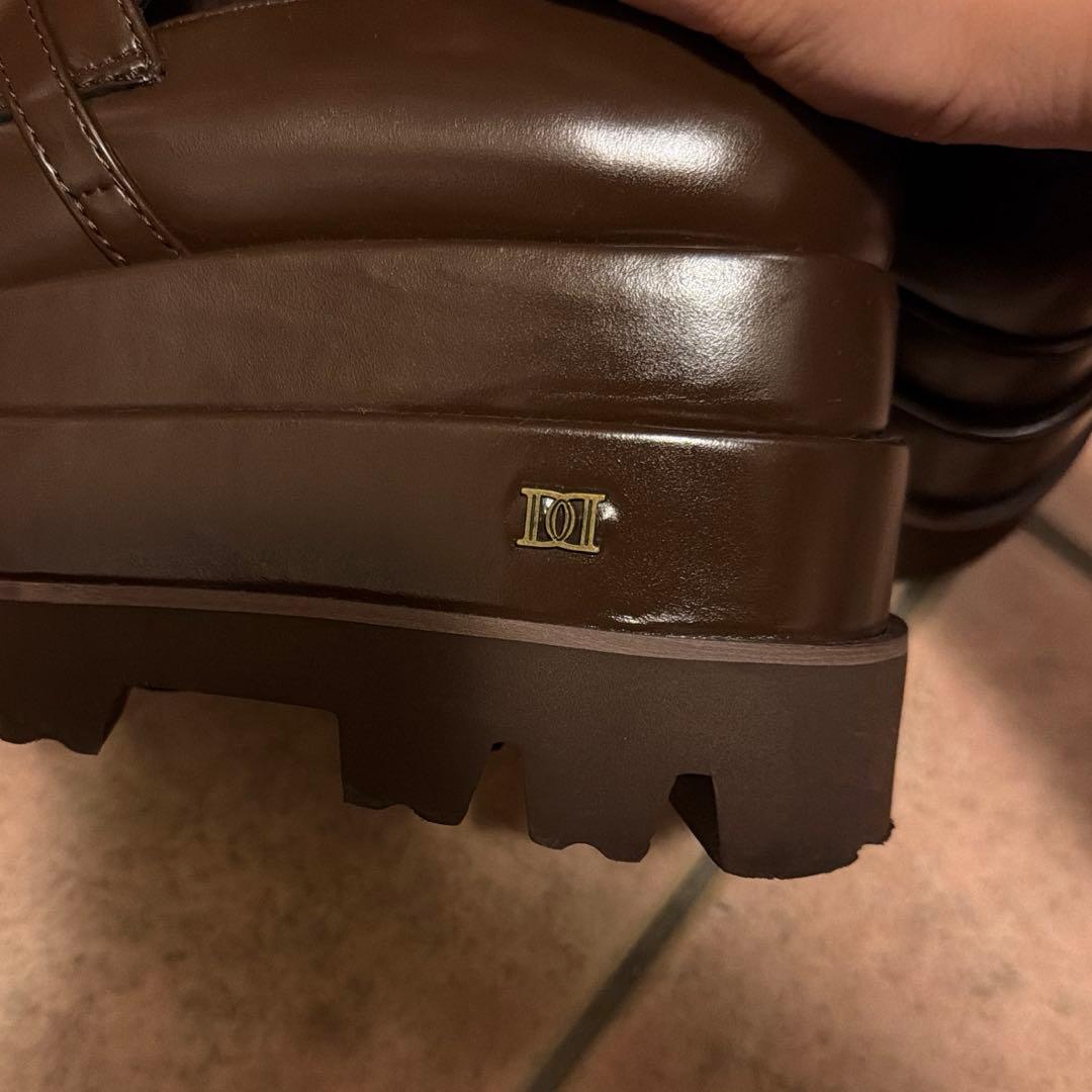 Darich プラットフォームローファー Mサイズ ブラウン