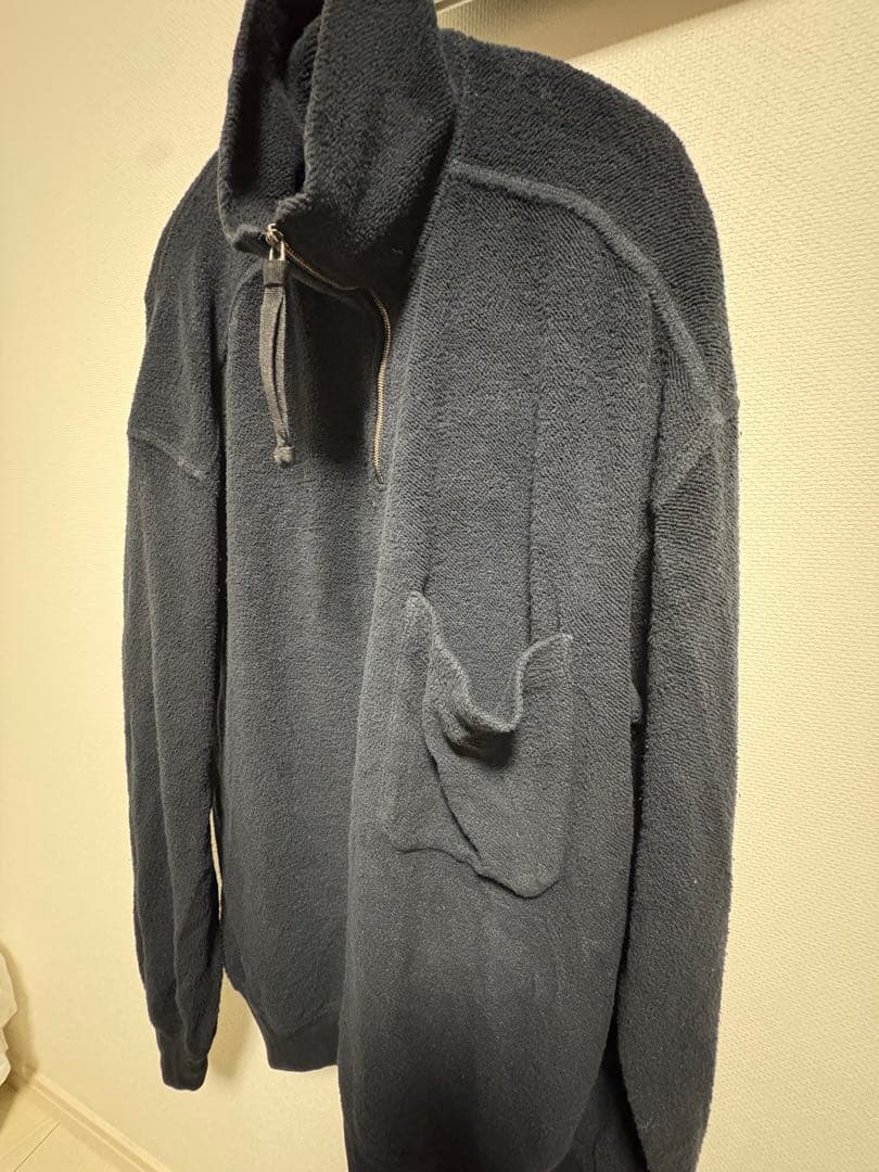 トップス phebus SULFER DYE FLEECE P/O CHARCOAL