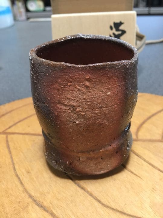 人間国宝伊勢崎淳に師事　重要無形文化財保持者！ぐい呑み隠崎隆一個展作品