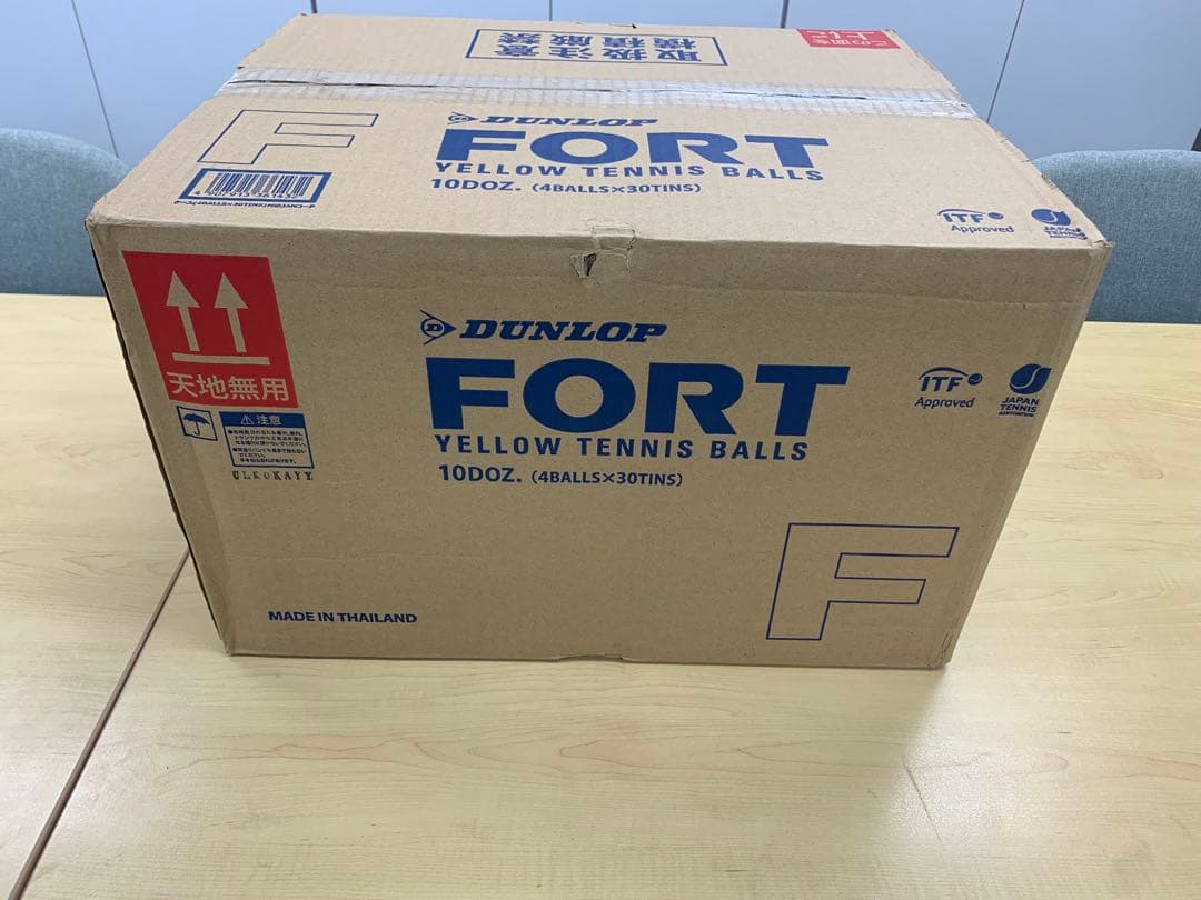 値下げ❗️新品❗️大特価❗️ダンロップ フォート 1箱 30缶 120球