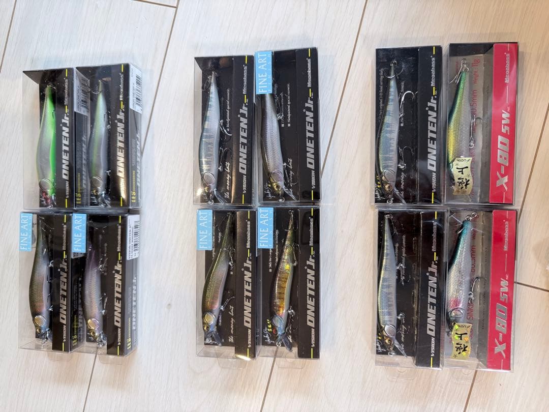 ONETEN JR. & X-80 SW ルアー4個セット✖️3