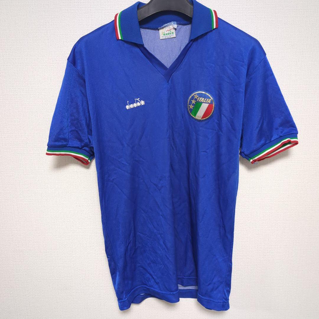 当時物 1988年 サッカー イタリア代表 ユニフォーム diadora