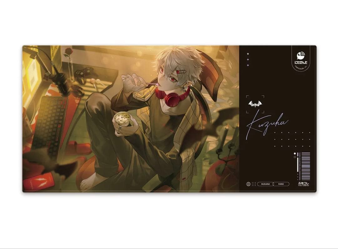 にじさんじ × ふもコレ ゲーミングマウスパッド 葛葉 2XL