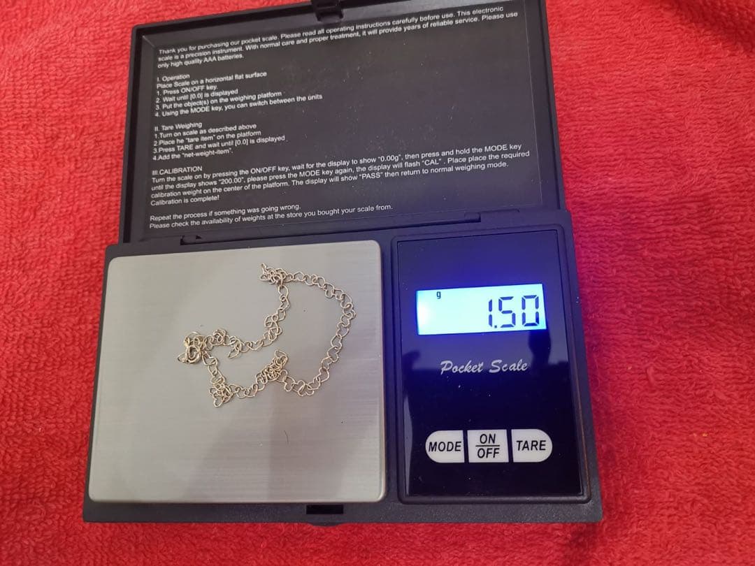 K18WGハートデザインアンクレット