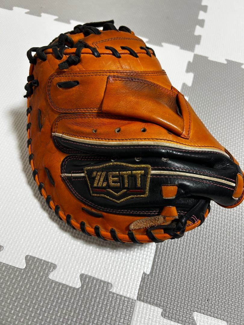 【オーダー/刺繍入】ZETT プロステイタス 軟式キャッチャーミット 捕手用