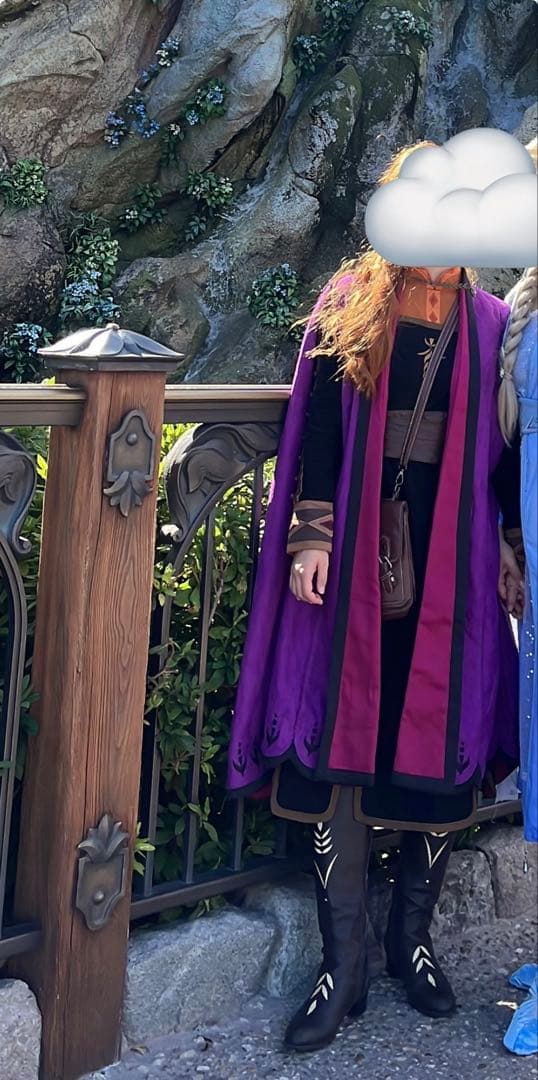 冒険アナ コスプレ　ケープ付き　Dハロ　シーハニ