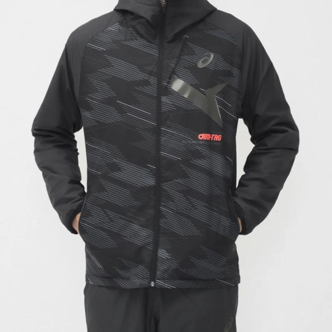 新品 アシックス AIM-TRG裏トリコットグラフィックウィンドブレーカー M