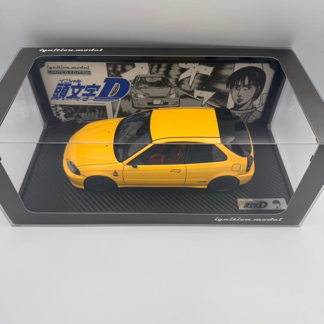 頭文字D 1/18 イグニッションモデル ホンダシビック(EK9) タイプR
