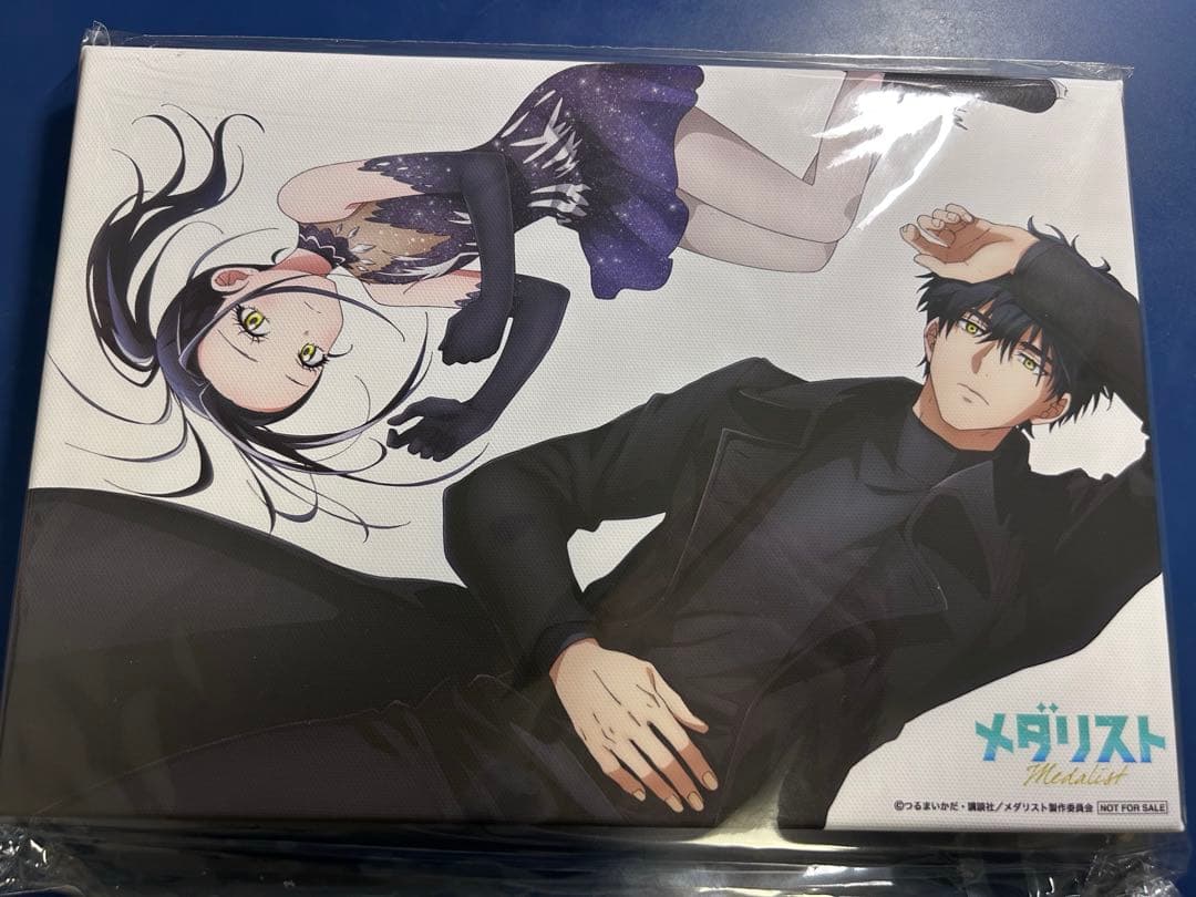 メダリスト 全巻購入特典 アニメ描き下ろしキャラファインボード 狼嵜光 夜鷹純