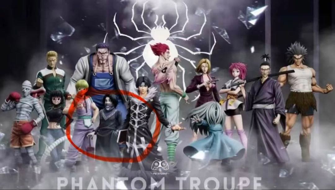 hunter×hunter 幻影旅団 ガレージキット ガレキスタチュー ①