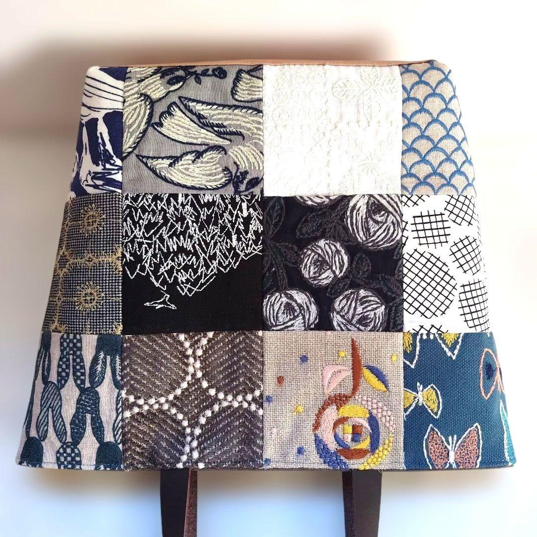 ミナペルホネン　パッチワーク　トートバッグ