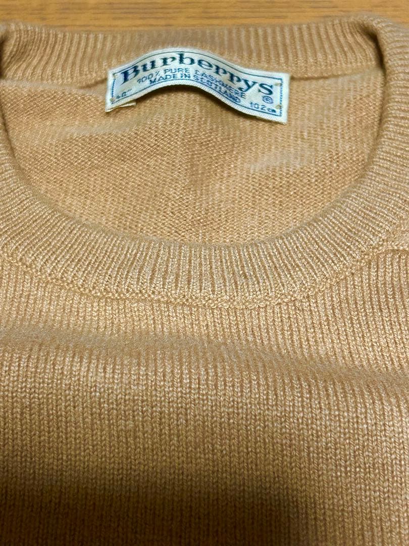 Burberrys ヴィンテージ100％カシミヤセーター　スコットランド製