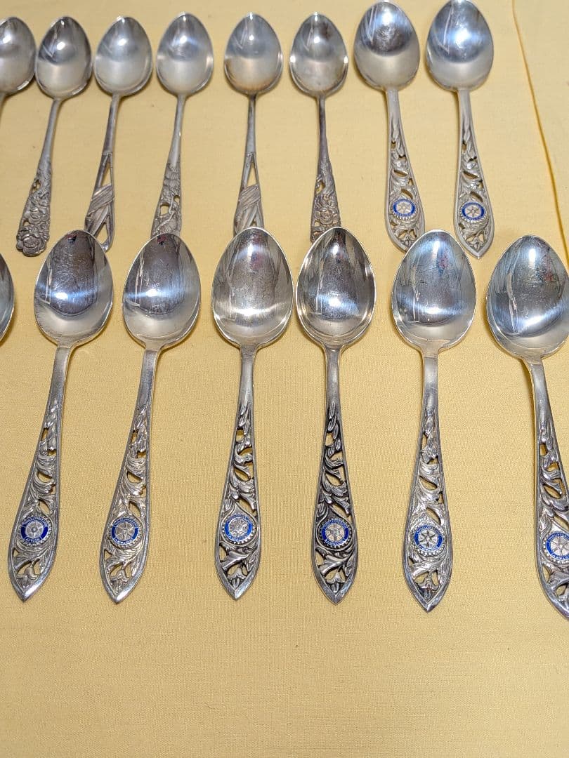 銀製　SILVER スプーン　フォーク　楊枝　381g