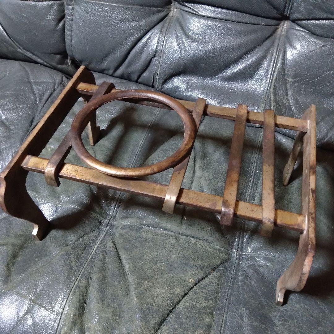 猫足　吉原　五徳 （鉄）レトロ