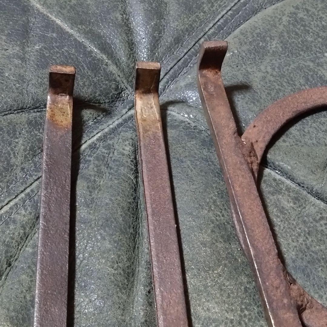 猫足　吉原　五徳 （鉄）レトロ