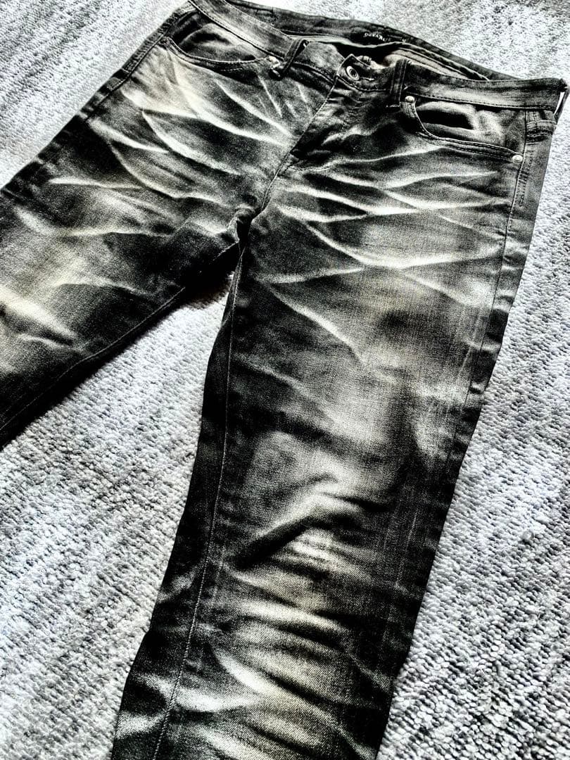 CIVARIZE(シヴァーライズ) パールバインダー立体加工スキニーデニム