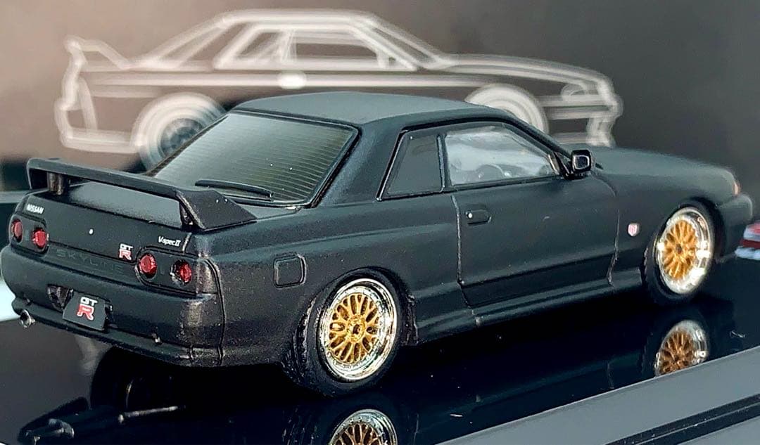 希少 INNO64 日産 スカイライン GT-R R32 ブラック イノモデル