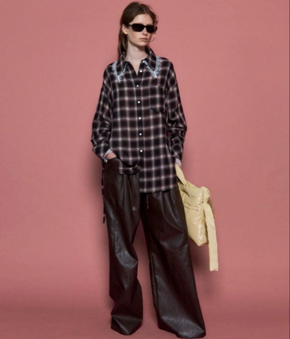 メゾンスペシャル チェックシャツ