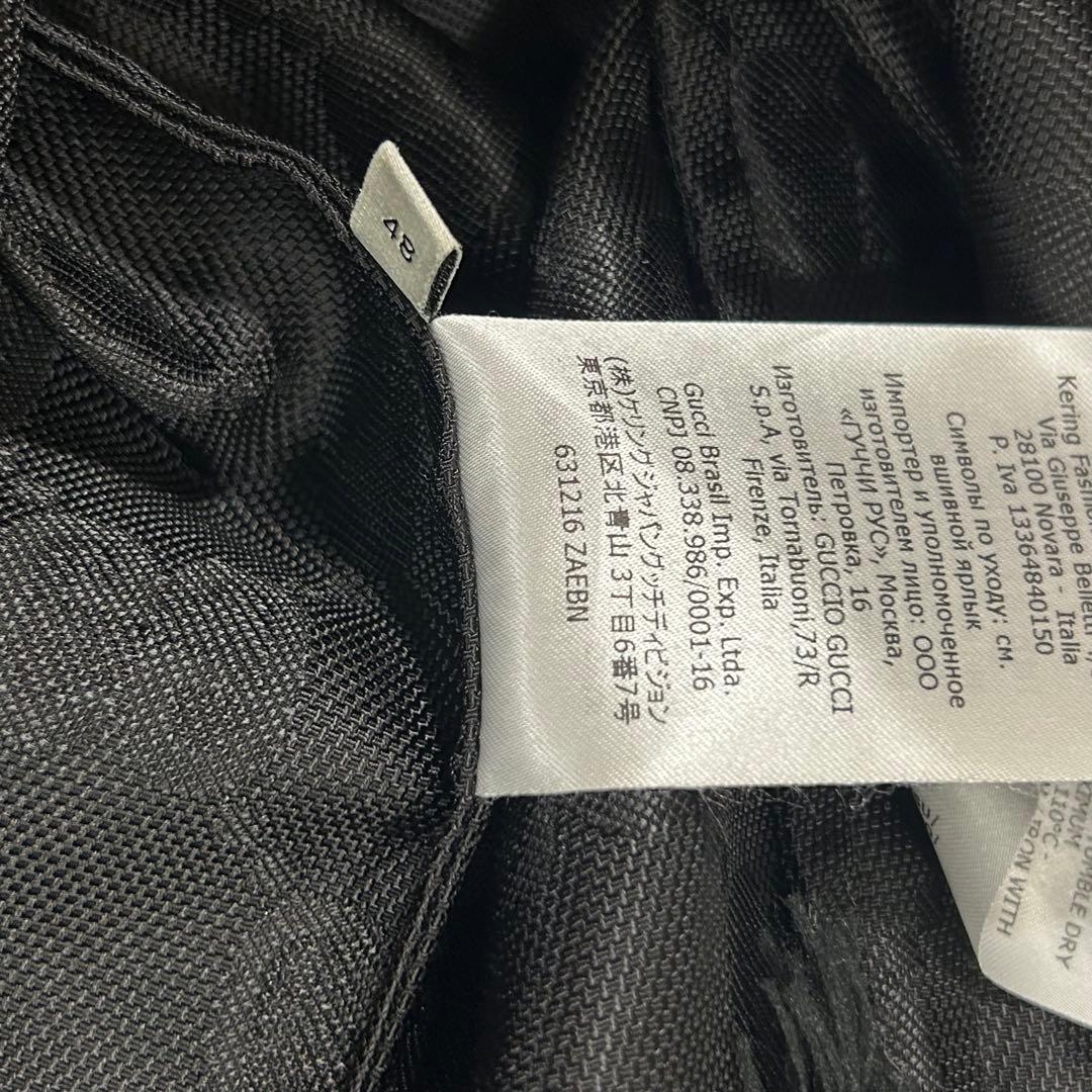 GUCCI GG総柄 定価30万超 ナイロンジャケット メンズ48