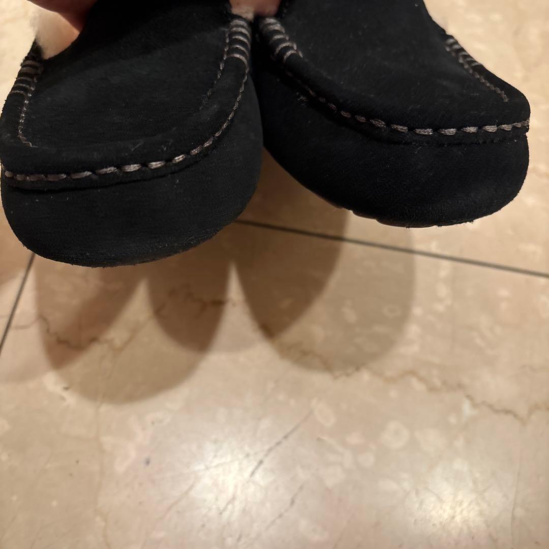 美品　UGG ブラック モカシン　5 36