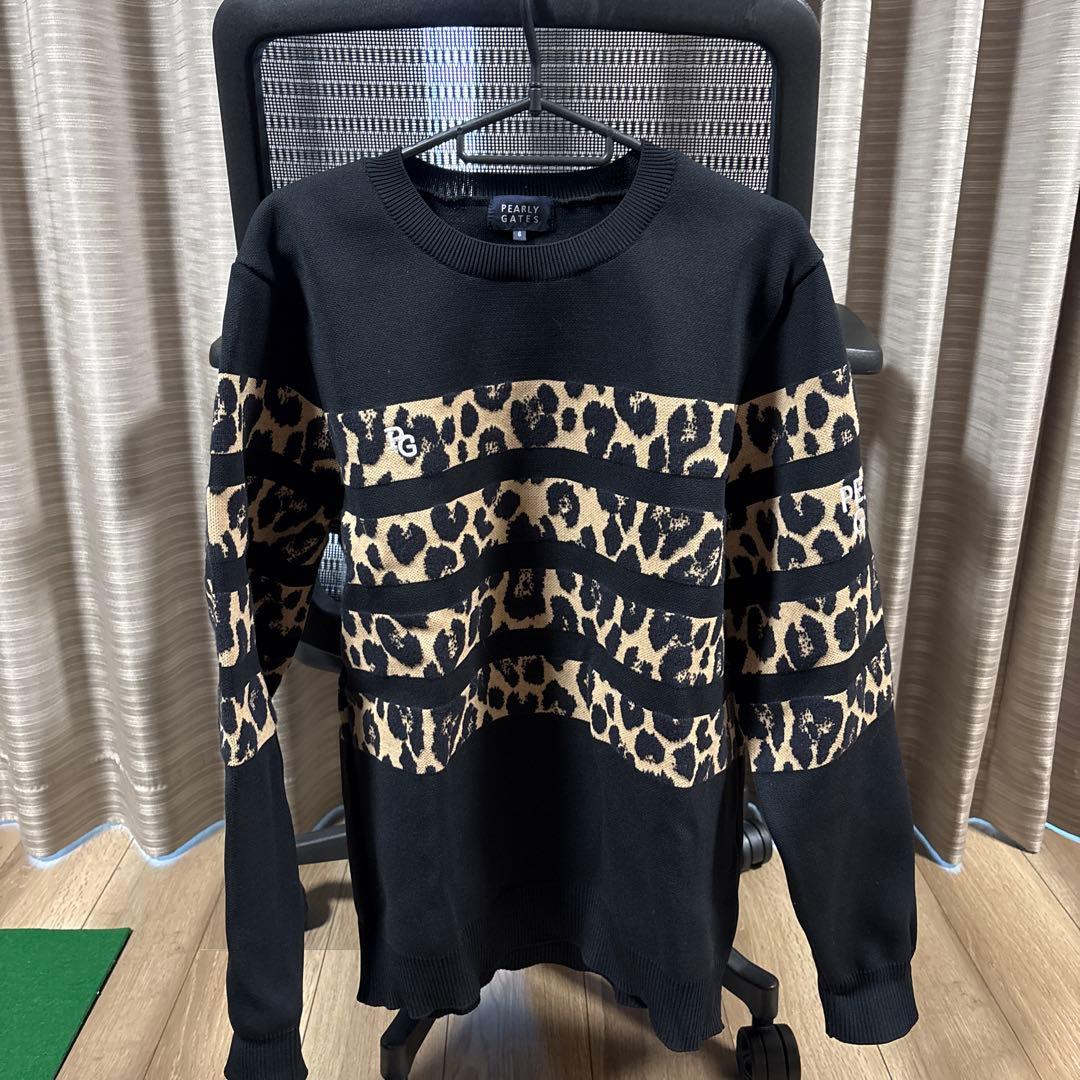 PEARLY GATES メイドインジャパン レオパード柄セーター