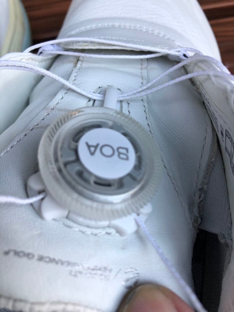 341番 美品 Ecco ゴルフシューズ 37 23.5cmスパイクレス