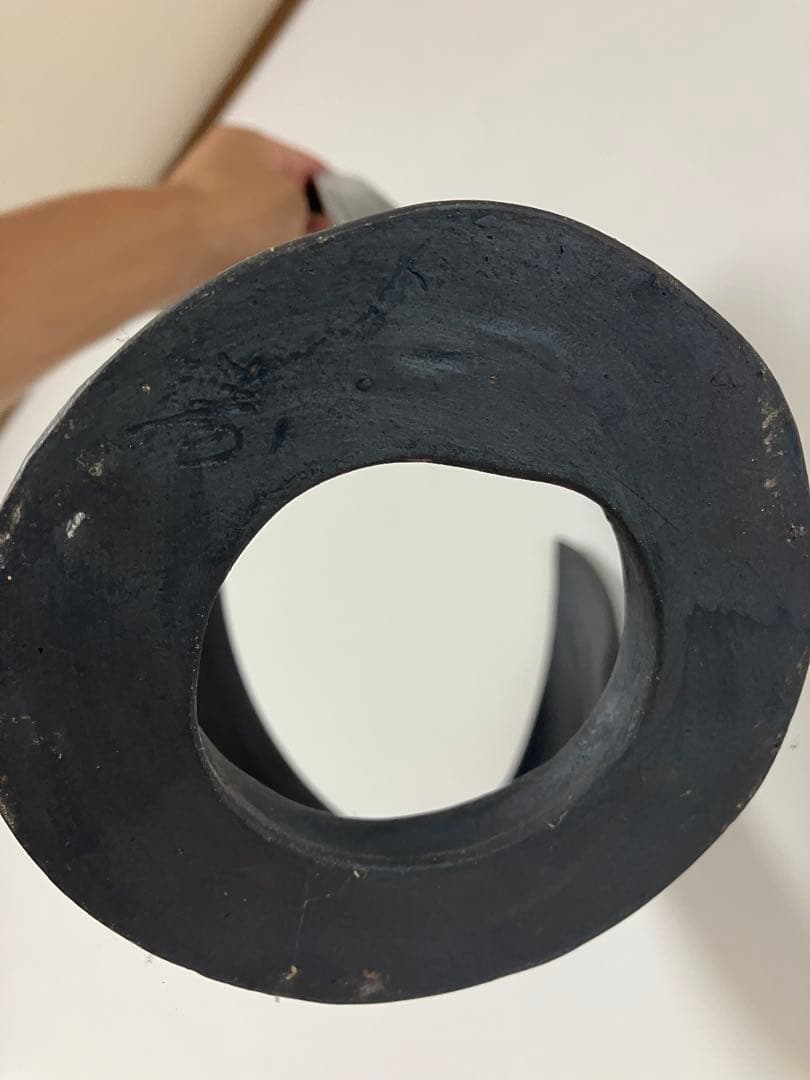 和モダン金属製抽象置物 三日月