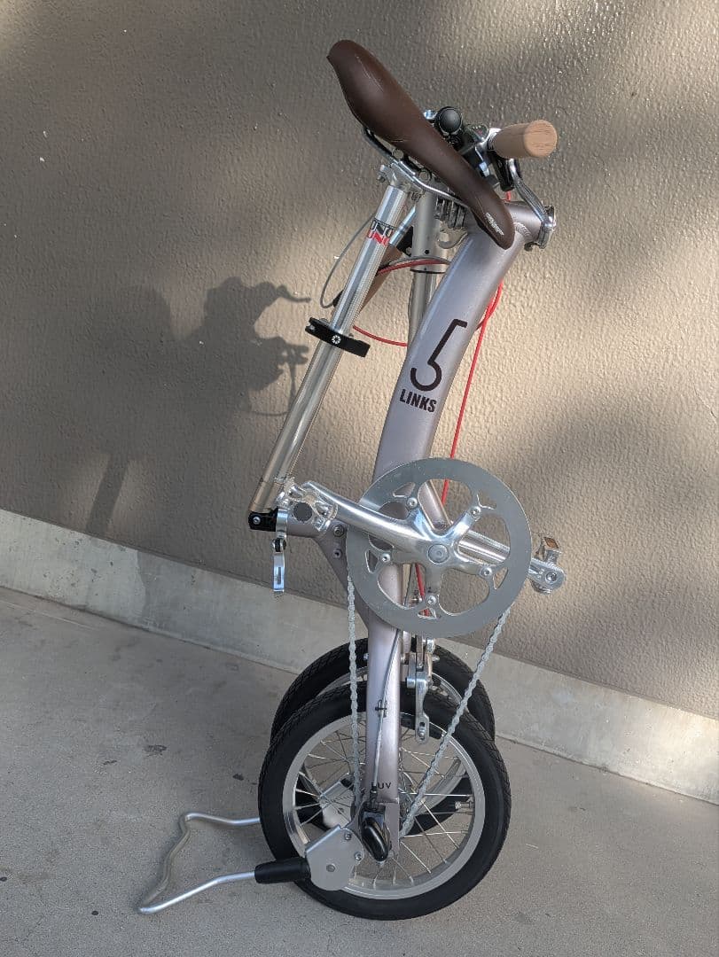★メンテナンス済★5Links 3s シマノ内装nexus 折りたたみ自転車