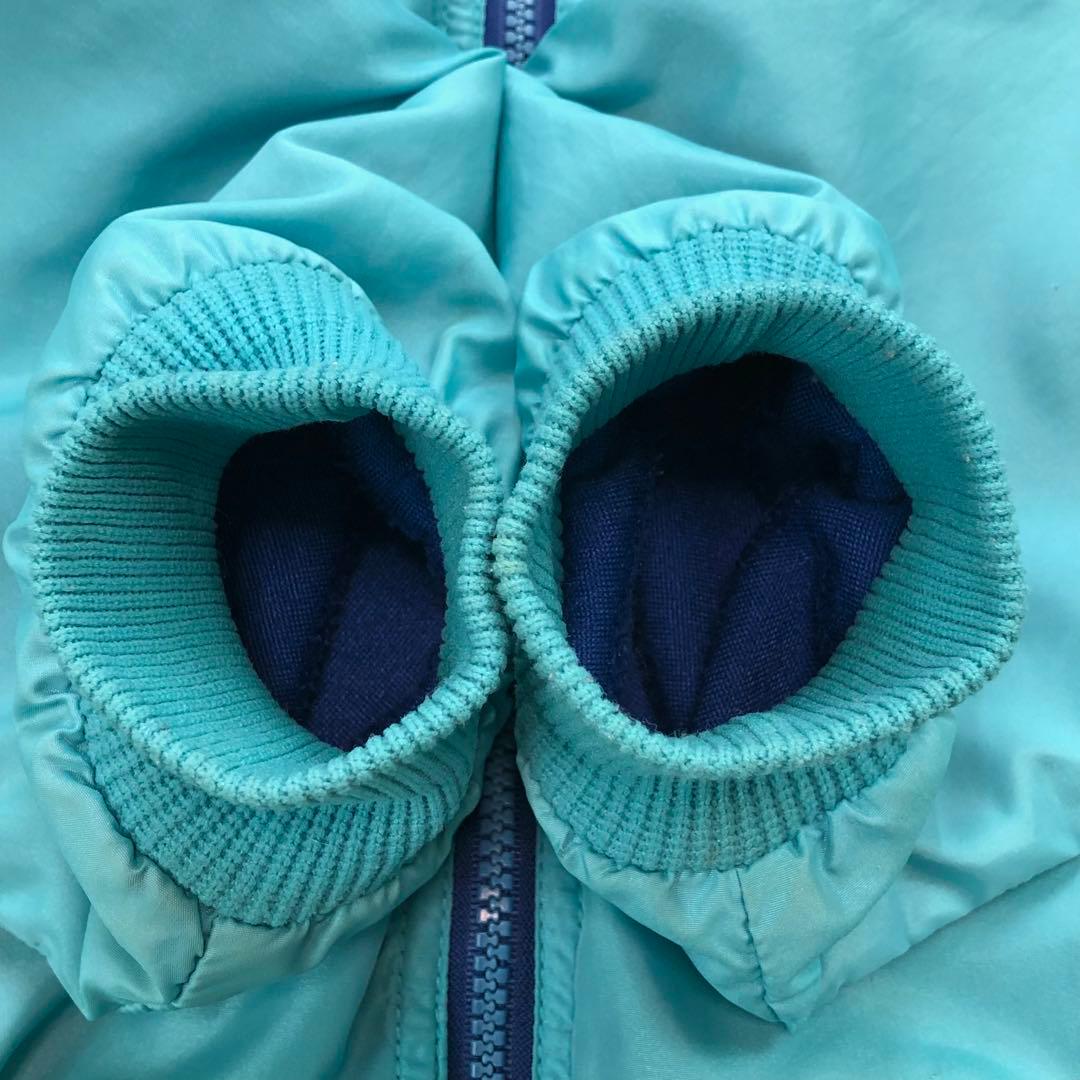 90s USA製 パタゴニア シェルドシンチラ ターコイズ フリース ジャケット