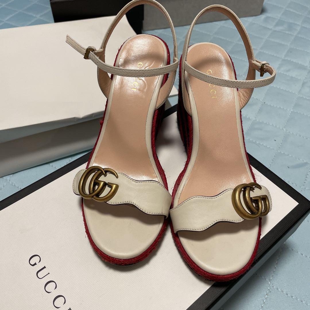 グッチ　靴　サンダル GG