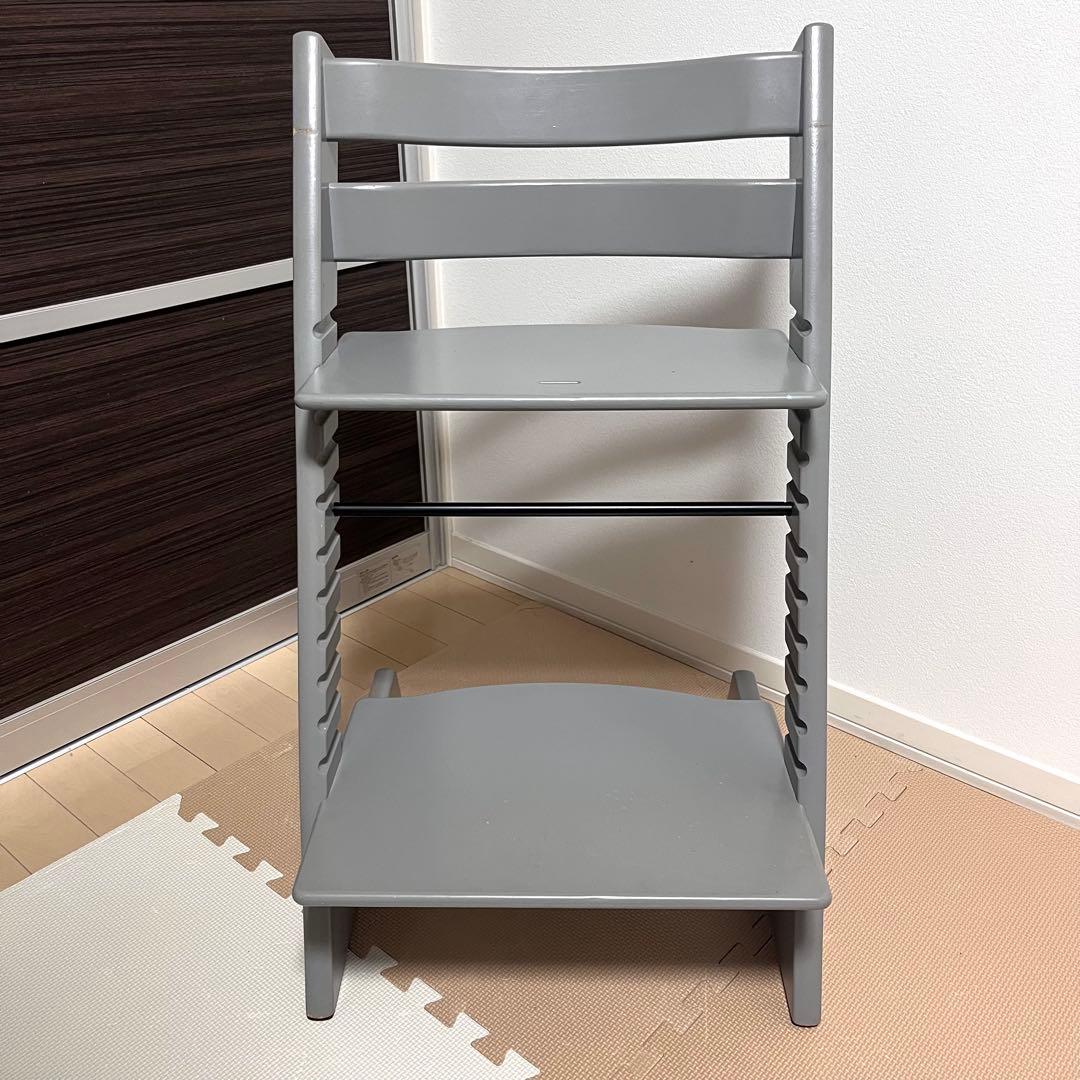 【新型】ストッケ トリップトラップ ストームグレー　No4