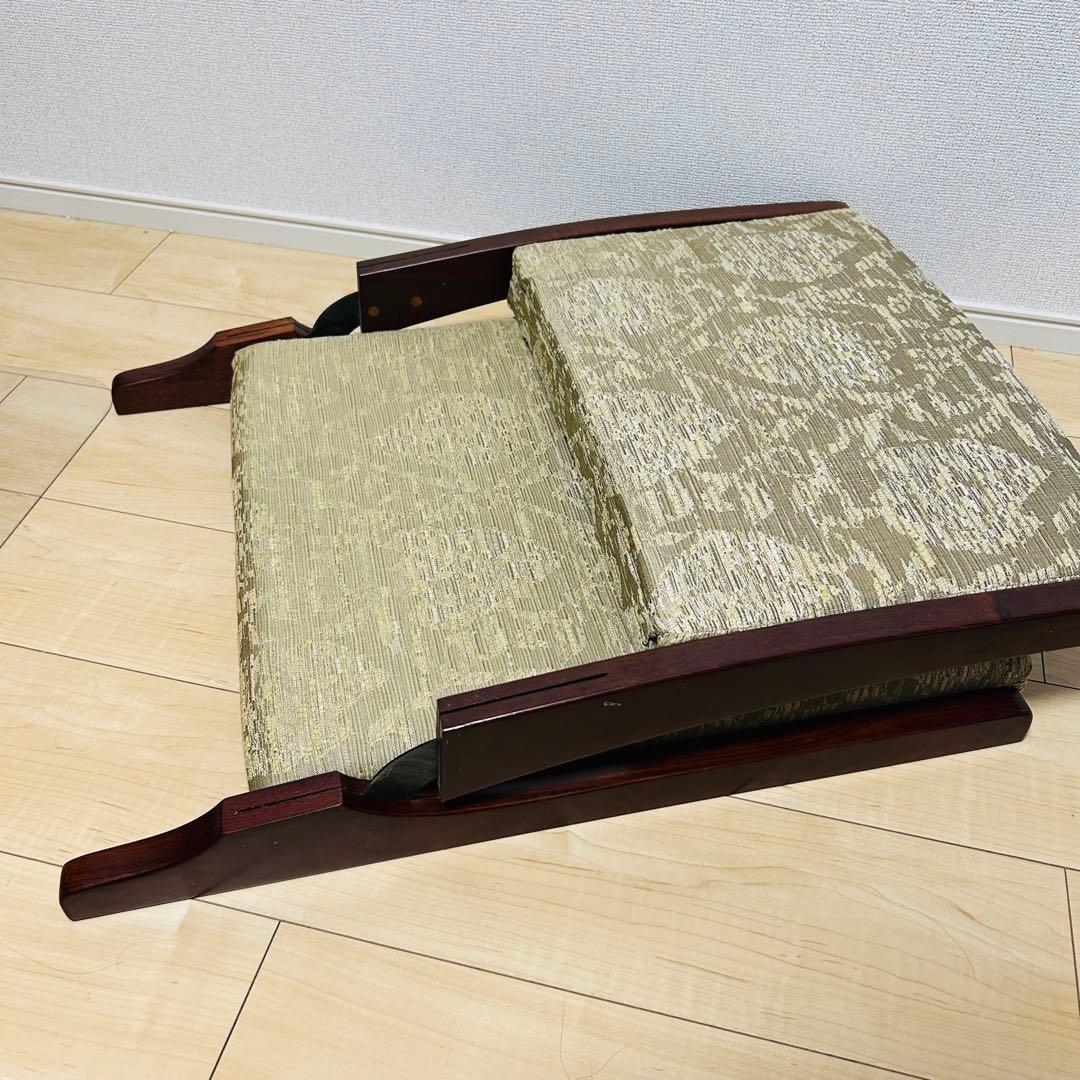 【希少】カリモク karimoku 折りたたみ 座椅子 和室 和家具 茶室 和風