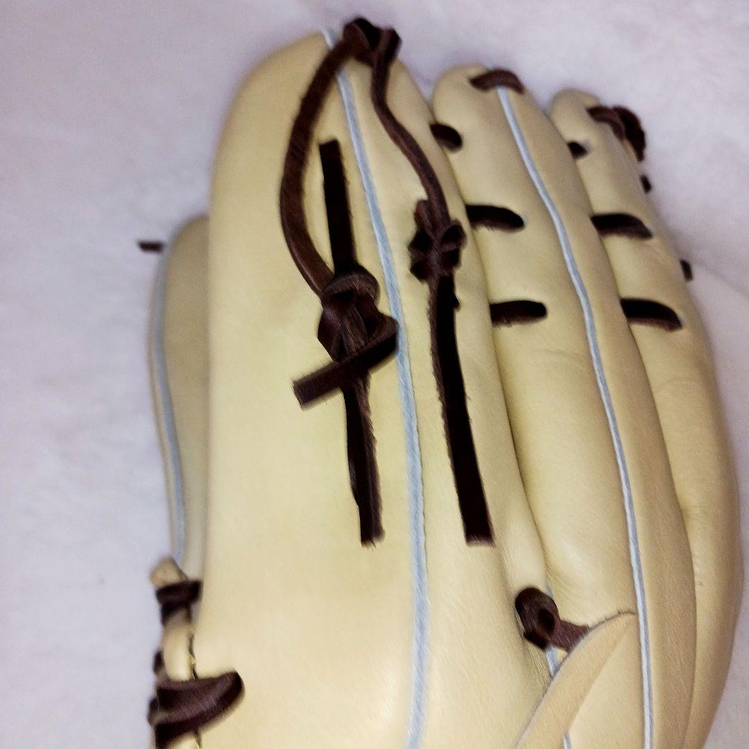 Zeems ベージュ 軟式グローブ526GGN　2023年限定 三方親 外野手用