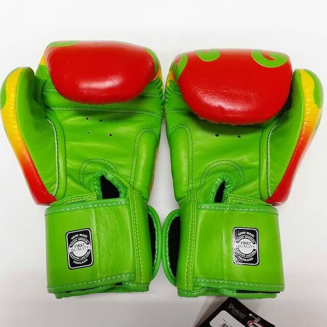 新品 正規 TWINS 本格ボクシンググローブ 本革製 サイズ選択 F緑